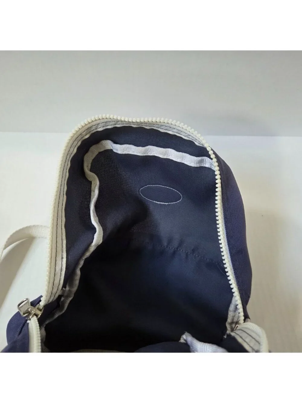 Vintage Nike Backpack Blue White Mini 12